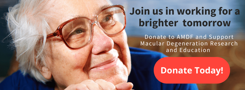 Elderly, caucasian woman wearing glasses and smiling looking to the right. Text reads, "Join un in working for a brighter tomorrow